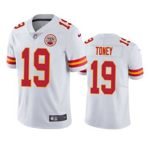 Men & Women & Youth Kansas City Chiefs #19 Kadarius Toney White Vapor Untouchable Limited Stitched Football Jersey->kansas city chiefs->NFL Jersey